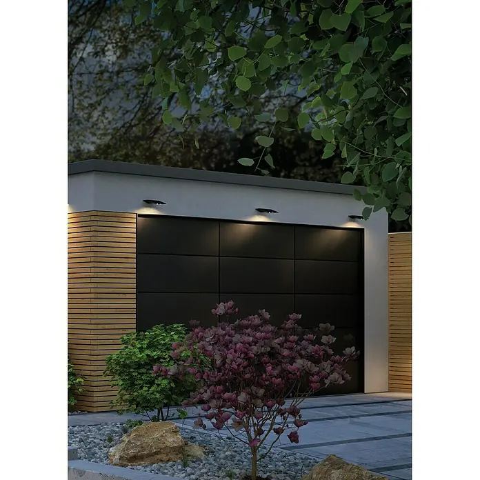 Paulmann LED-Solar-Außenwandleuchte Yoko - Bewegungsmelder, 1,2 W, Anthrazit, L x B x H: 16 x 19 x 5,7 cm