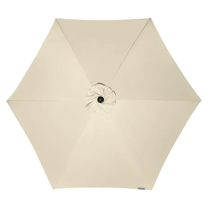 Doppler Active Kurbelschirm Auto Tilt - Natur, Durchmesser: 280 cm - Ansicht von oben