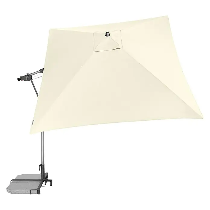 Doppler Sunline Pendelschirm - Natur, L x B: 298 x 225 cm - Ansicht von oben