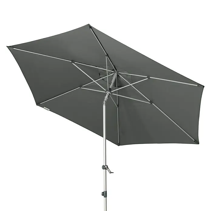 Doppler Expert Kurbelschirm Auto Tilt - Anthrazit, Durchmesser: 320 cm - Ansicht von unten