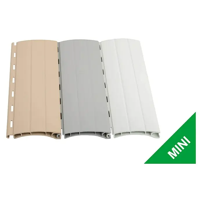 Schellenberg Rollladenprofil Mini - L x H: 150 x 3,7 cm, Geeignet für: Rollladen-Mini-Systeme, Grau