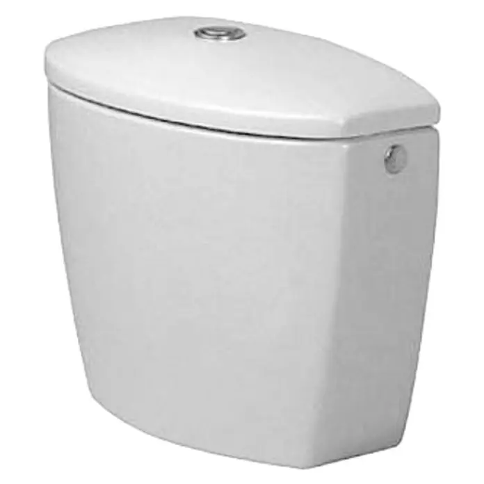 Duravit Duraplus Spülkasten Lago - Ohne Spezialglasur, Keramik, Weiß - Vorderansicht