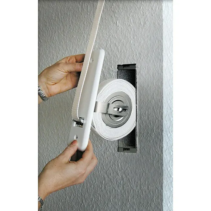 Schellenberg Einlasswickler - 244 x 50 x 140 mm, Lochabstand: 215 mm, Geeignet für: Rollladen-Maxi-Systeme