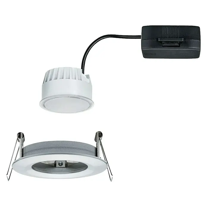 Paulmann LED-Einbauleuchte Nova - 6,5 W, Aluminium, Warmweiß