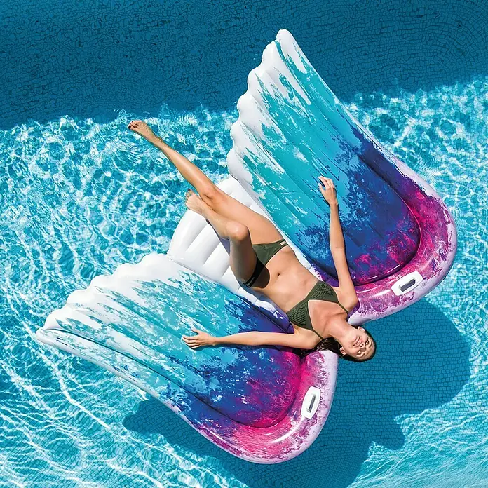 Intex Luftmatratze Angel Wings - L x B: 251 x 160 cm