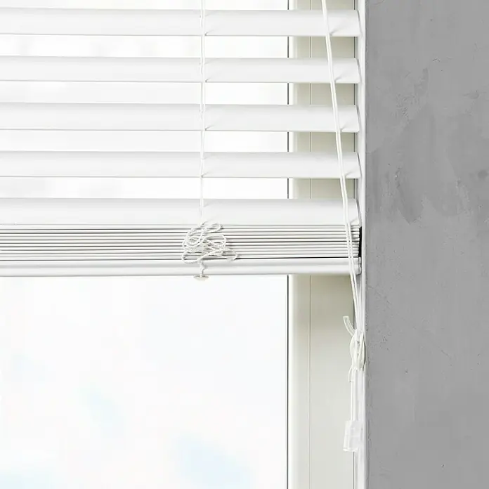 Jalousie - B x H: 75 x 240 cm, Weiß - Detailaufnahme
