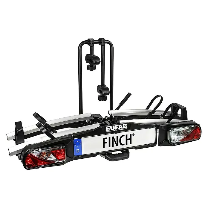 Eufab Fahrradträger Finch - Geeignet für: 2 Fahrräder/E-Bikes, Traglast: 60 kg - Vorderansicht