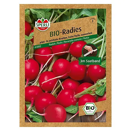 Sperli  Gemüsesamen Bio Radies