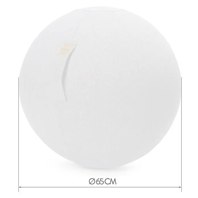 Sitting Ball Gymnastikball Felt - Grau, Durchmesser: 65 cm, Material Bezug: 100 % Polyester