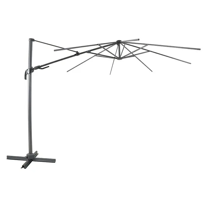 Sunfun Ampelschirmgestell Capri - Durchmesser: 350 cm, Aluminium, Rund