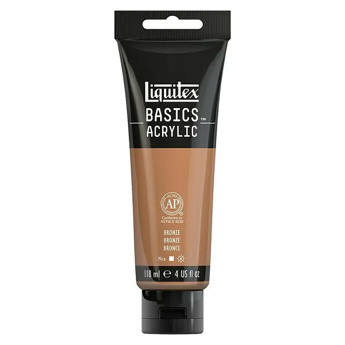 Liquitex Basics Akrilna boja - Boja: Bronca, 118 ml, Tuba - Pogled sprijeda