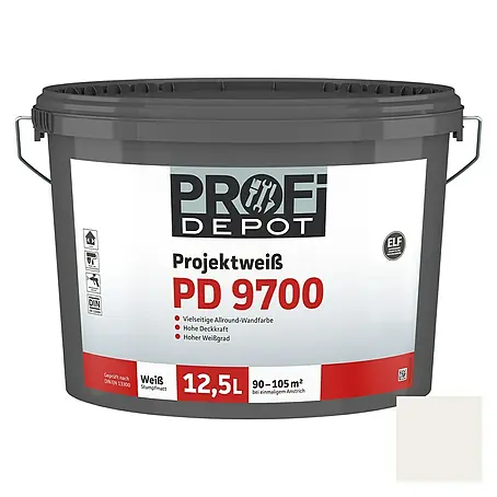 Profi Depot PD Wandfarbe Projektweiß PD 9700