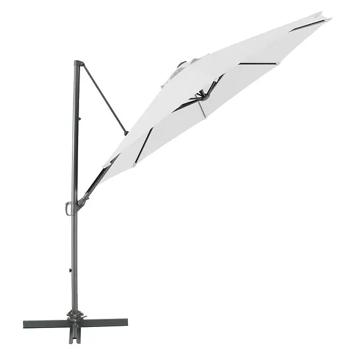 Sunfun Parasol de jardín Sorrento - Crudo, Diámetro: 300 cm