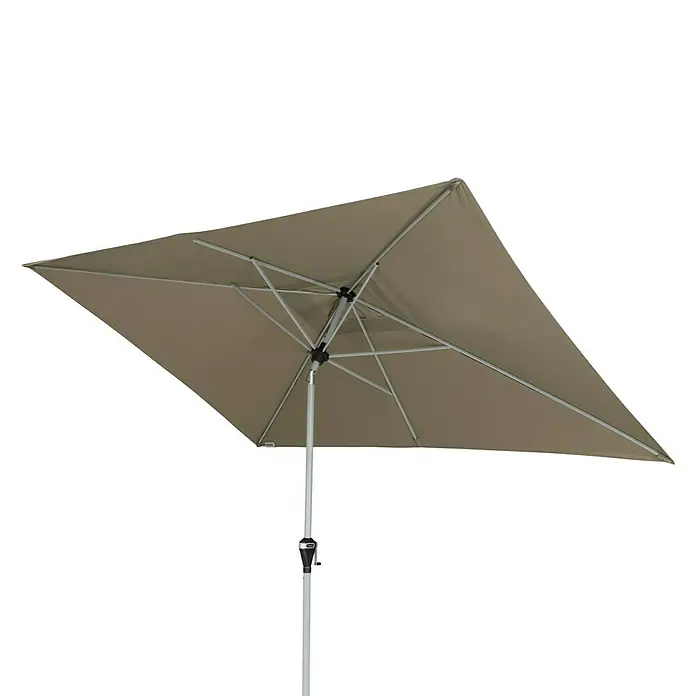 Doppler Active Sonnenschirm Auto Tilt - Greige, 300 x 200 cm - Vorderansicht