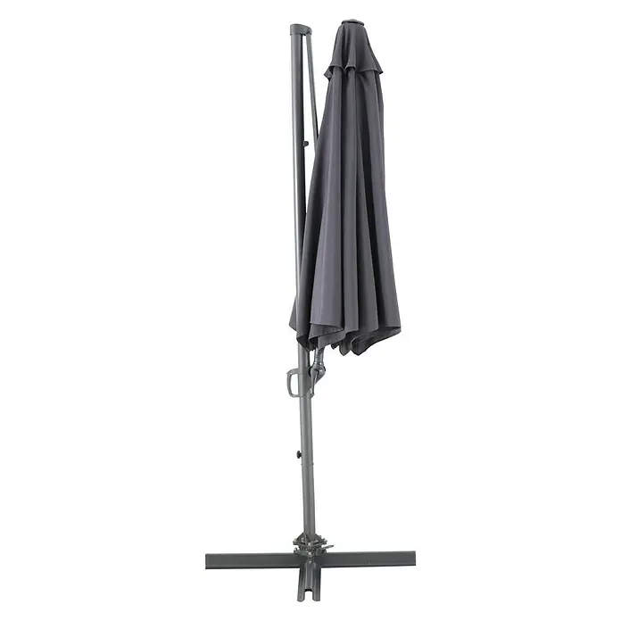 Sunfun Ampelschirm Florenz - Anthrazit, Durchmesser: 300 cm