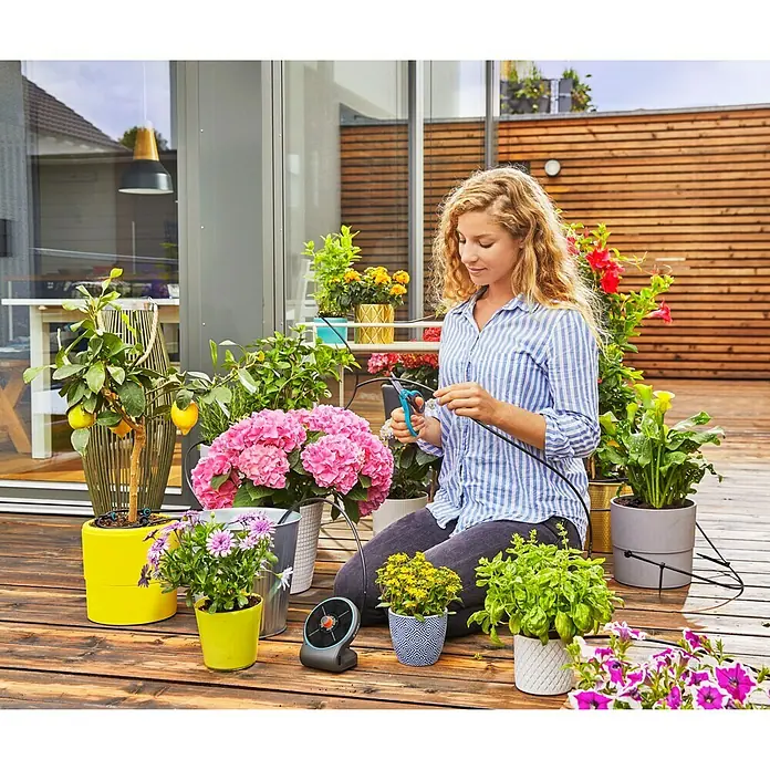 Gardena Bewässerungssteuerung AquaBloom - Geeignet für: Gartenbewässerung - Anwendungsbeispiel