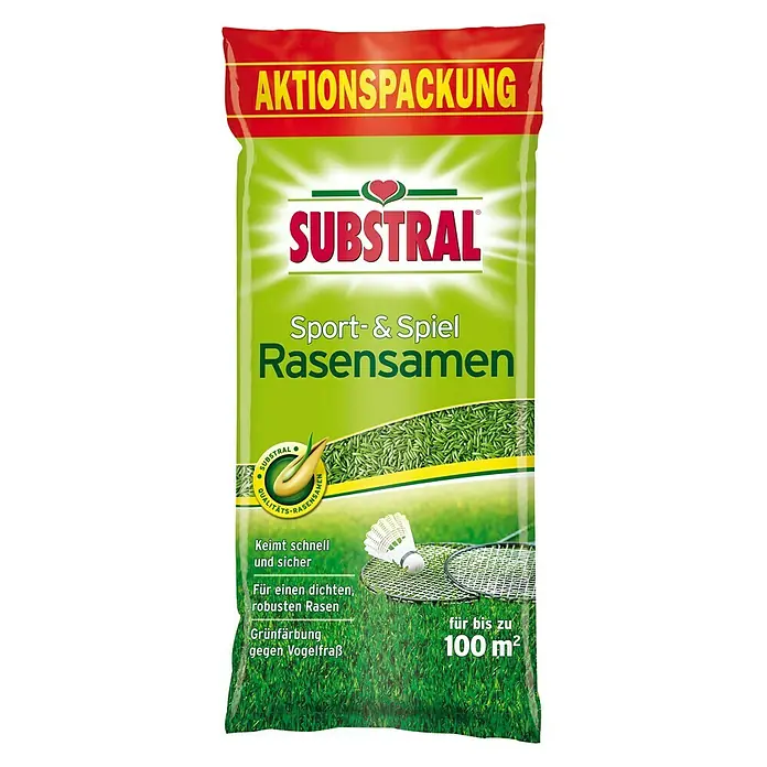 Substral Spiel- & Sportrasensamen Sport & Spiel - 2 kg, 100 m² - Vorderansicht