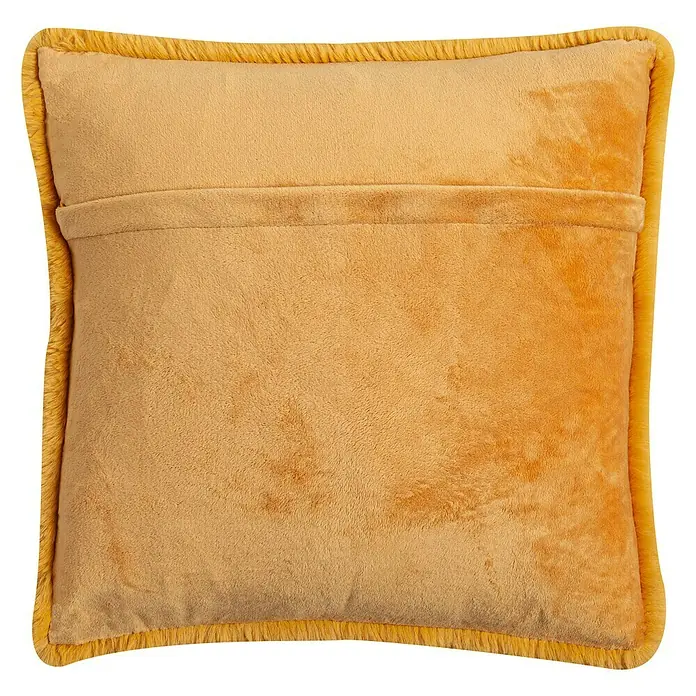 Kussen Portland - Geel, 45 x 45 cm, 100 % polyester - Top-down weergave