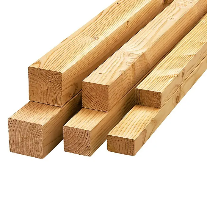 Holzlatte - 200 x 4,5 x 2,8 cm, Douglasie, Gehobelt - Linke Seitenansicht