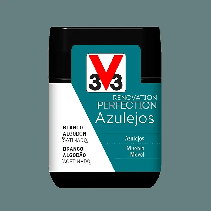 V33 Esmalte para azulejos Renovation Perfection - Antracita, 75 ml, Satinado