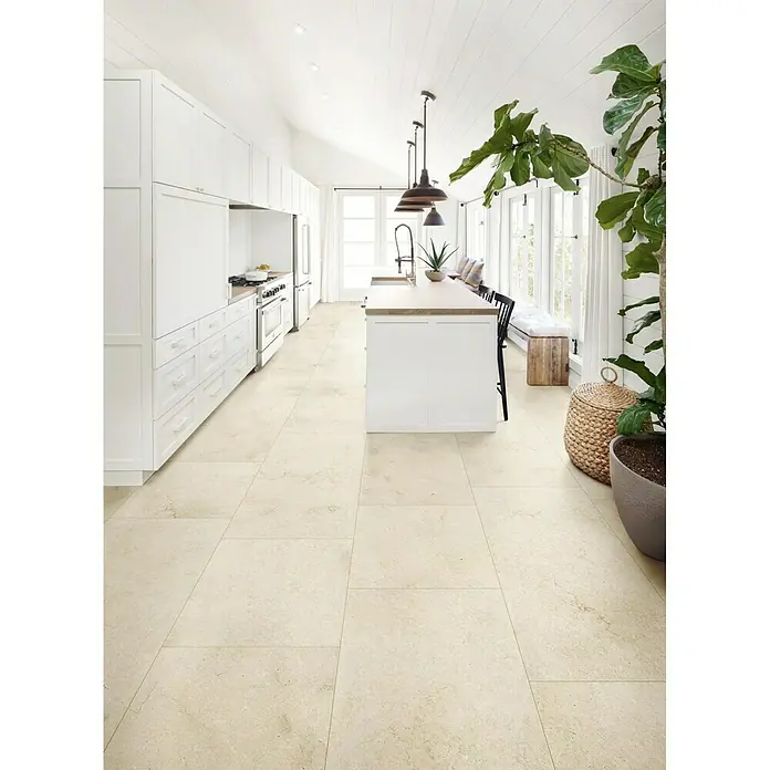 Marazzi Feinsteinzeugfliese Jerusalem Oase Avorio - 75 x 75 cm, Sandstein-Beige, Matt