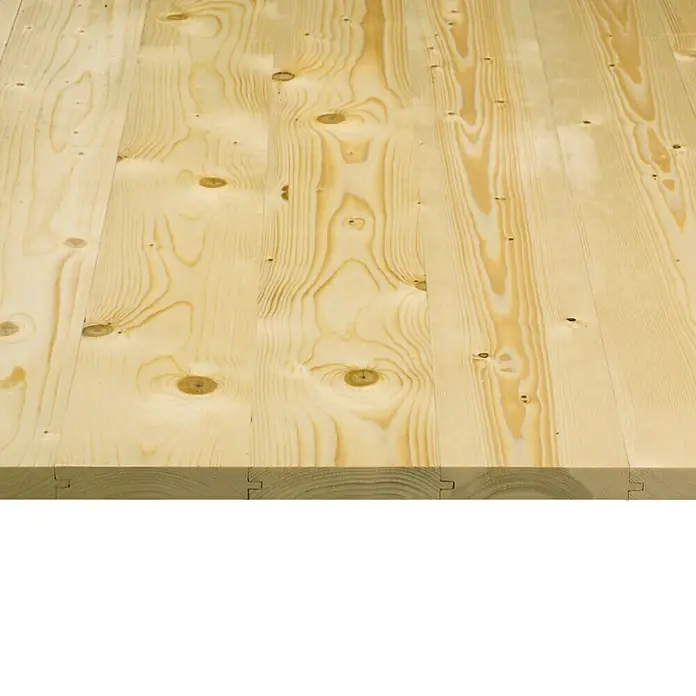 Rauhspund - Fichte, 2.700 x 146 x 28 mm - Linke Seitenansicht