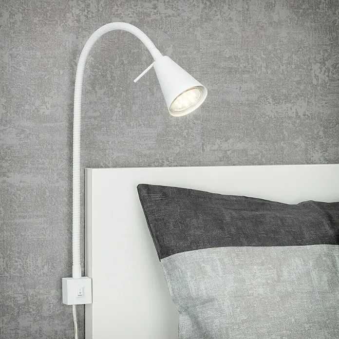 Briloner Led-wandspot 1 x enkele spot 1 x ledlichtbron - 4 W, Wit, l x b x h: 5,8 x 21,7 x 40,3 cm