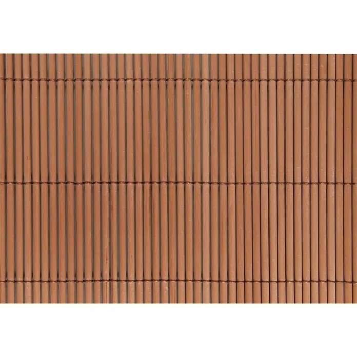 Sichtschutzmatte - 300 x 90 cm, Kunststoff, Braun - Detailaufnahme