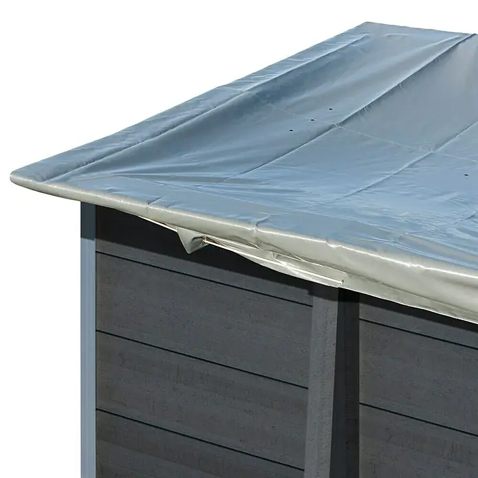 Gre Pool-Abdeckplane Winter - 580 g/m², L x B: 376 x 236 cm, PVC - Ansicht von oben