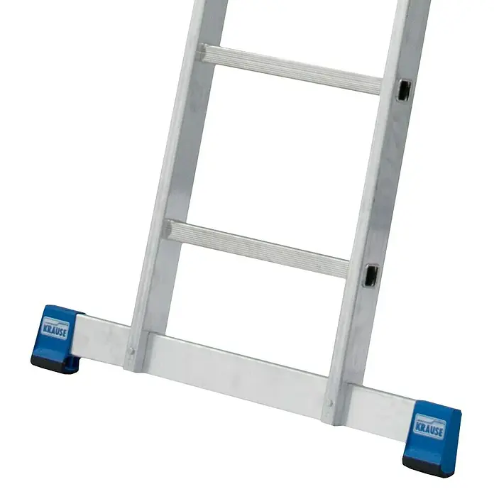 Krause Stabilo Sprossen-Mehrzweckleiter +S - Arbeitshöhe: 6,7 m, Anzahl Tritte: 2 x 12 Sprossen, Aluminium - Detailaufnahme