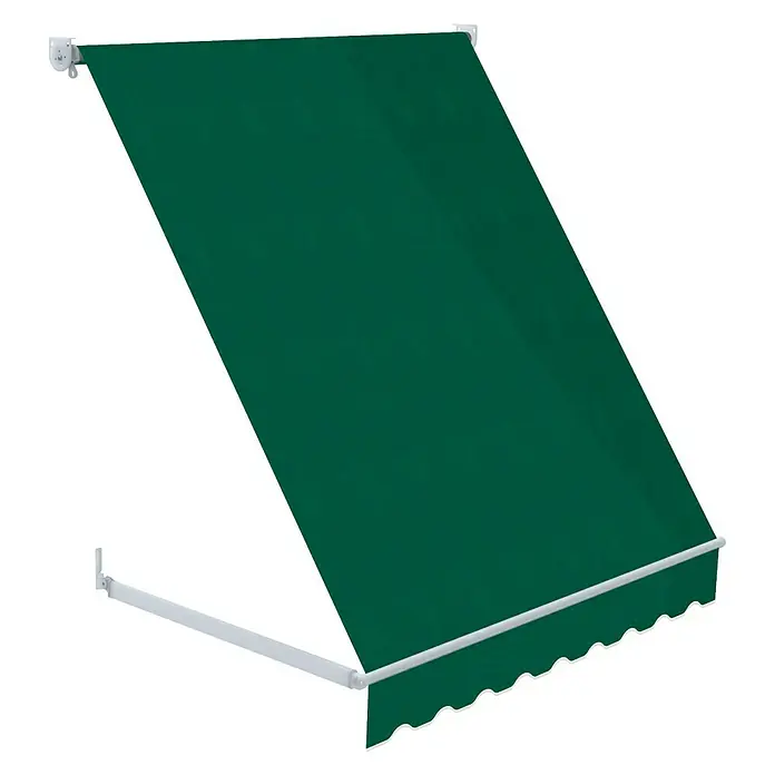 SmartSun Toldo ventana Essential - Verde, Ancho: 1,2 m, Caída: 1,2 m
