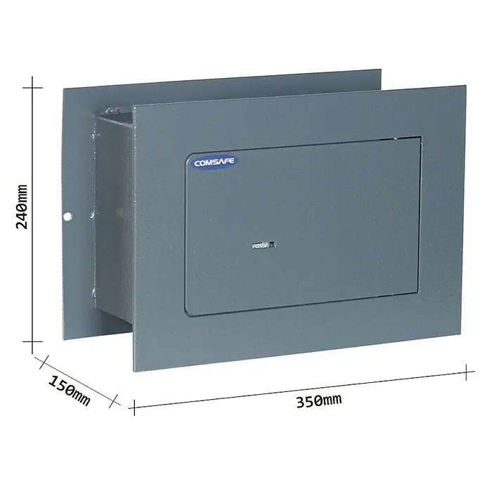 Rottner Wandtresor Wallmatic - Elektronisches Zahlenschloss, 19 x 38 x 28 cm