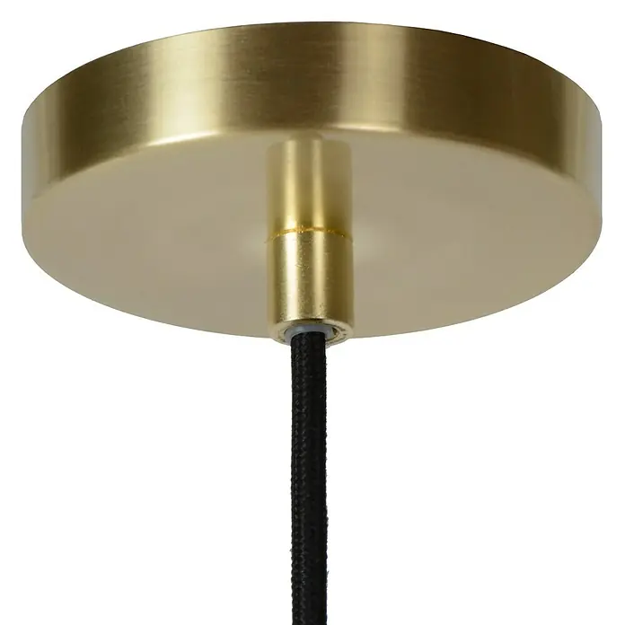 Lucide Tycho Pendelleuchte - L x B x H: 25,5 x 25,5 x 150 cm, Gold - Detailaufnahme