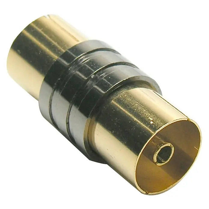 Metronic Adaptador coaxial para TV - 2 x hembra coaxial, 1 ud.