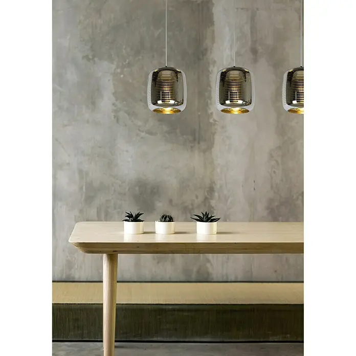 Lucide Eryn Pendelleuchte - L x B x H: 88 x 20 x 157 cm, Anzahl Leuchtmittel: 3 Stk. - Stimmungsaufnahme