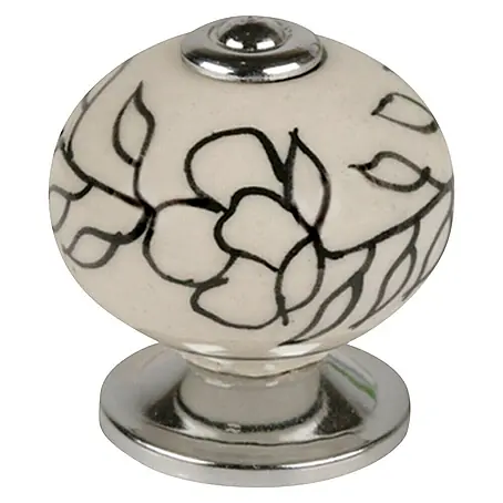 Rei  Set de pomos para muebles Flores