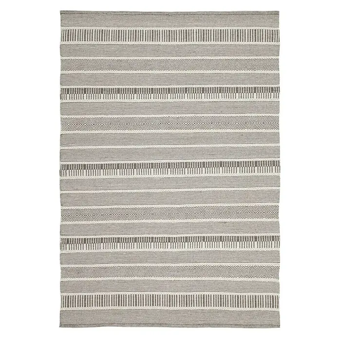 Kayoom Wollteppich Jodhpur 210 - Natur, 230 x 160 cm, 100 % Wolle - Ansicht von oben