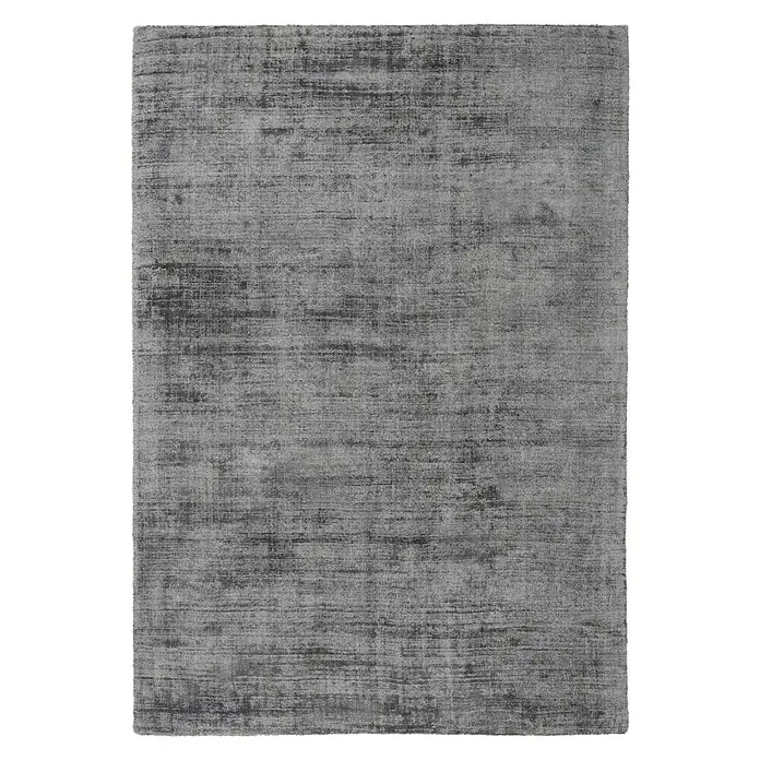 Kayoom Kurzflorteppich Luxury 110 - Grau, 170 x 120 cm, 100 % Viskose - Ansicht von oben