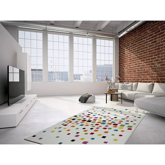 Kayoom Kurzflorteppich Trinidad I - Multi, 170 x 120 cm - Stimmungsaufnahme