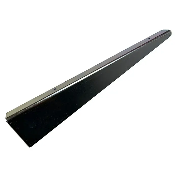 Set de soportes de pared para estantes - L x An x Al: 39 x 2,5 x 8 cm, Negro