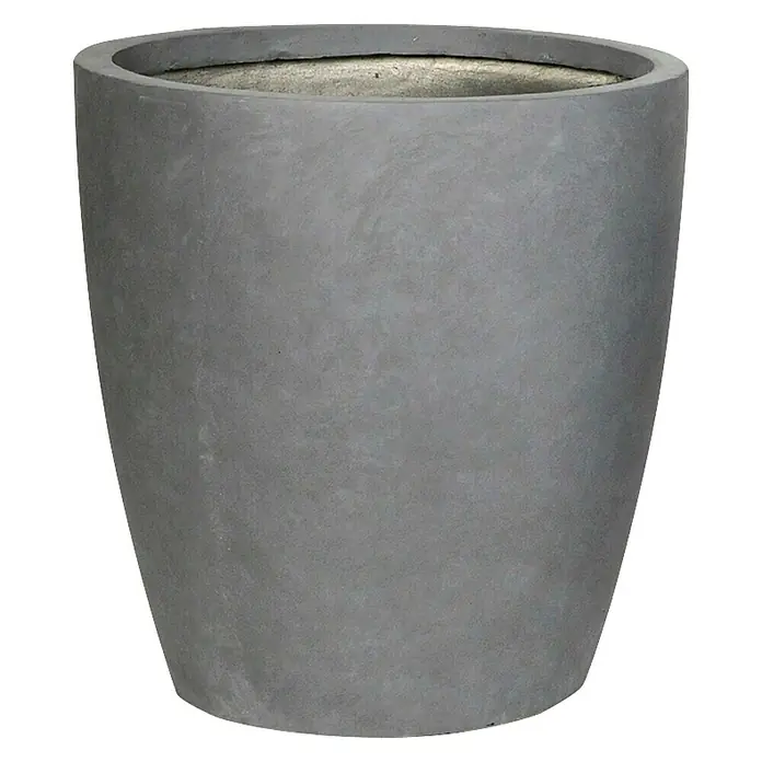 Mega Collections Manchester Pflanztopf Manchester - Außenmaß (Ø x H): 42 x 52 cm, Verbundwerkstoff, Grau
