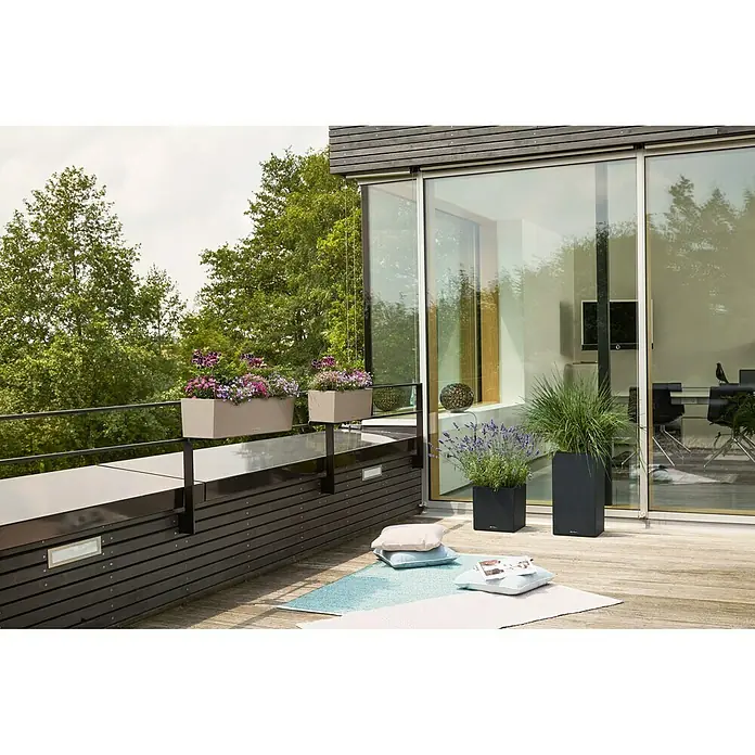 Lechuza Balconera Balkonkasten Stone - Max. Außenlänge: 50 cm, Sandbeige - Stimmungsaufnahme
