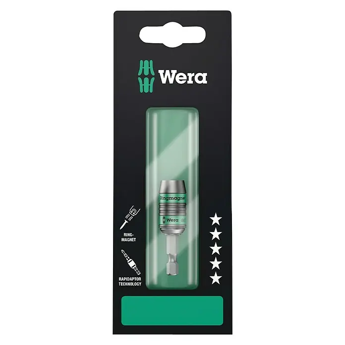 Wera Držač bitova Rapidaptor 887/4 RR - 65 mm, Magnetno - Pogled sprijeda
