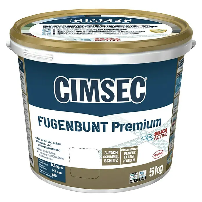 Cimsec Fugenmörtel - Zementgrau, 5 kg