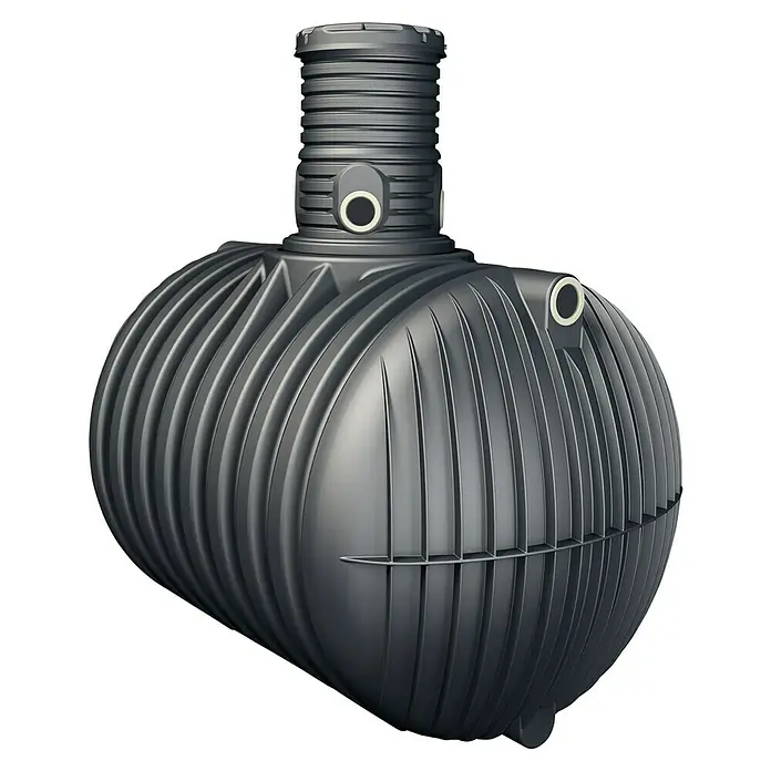 4rainz Regenwassererdtank Promo - 4.000 l, Kunststoff, Begehbar - Vorderansicht