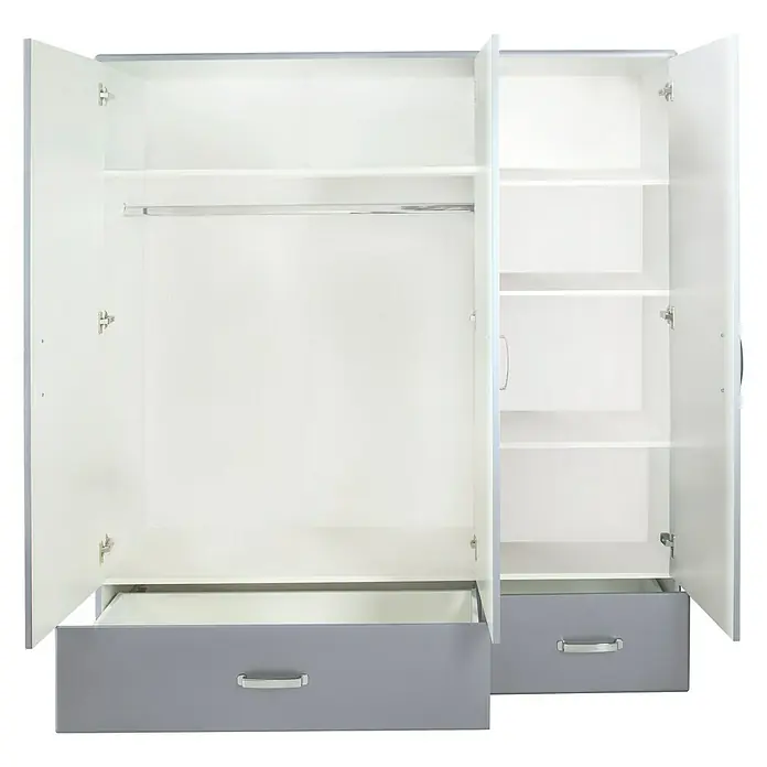 Phönix Miami Drehtürschrank - L x B x H: 52 x 146 x 200 cm, Grau - Detailaufnahme