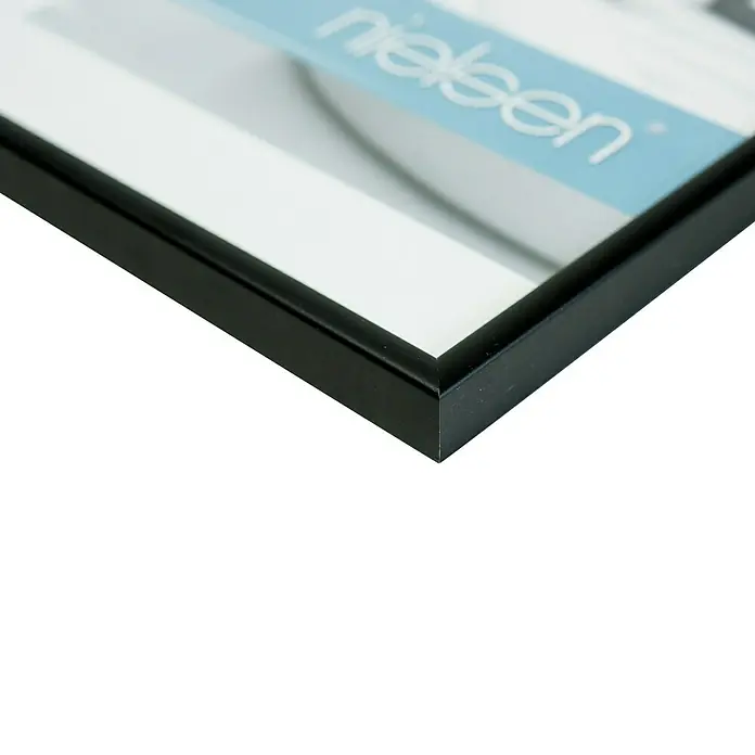 Nielsen Bilderrahmen Classic - Schwarz, 70 x 90 cm, Aluminium - Detailaufnahme