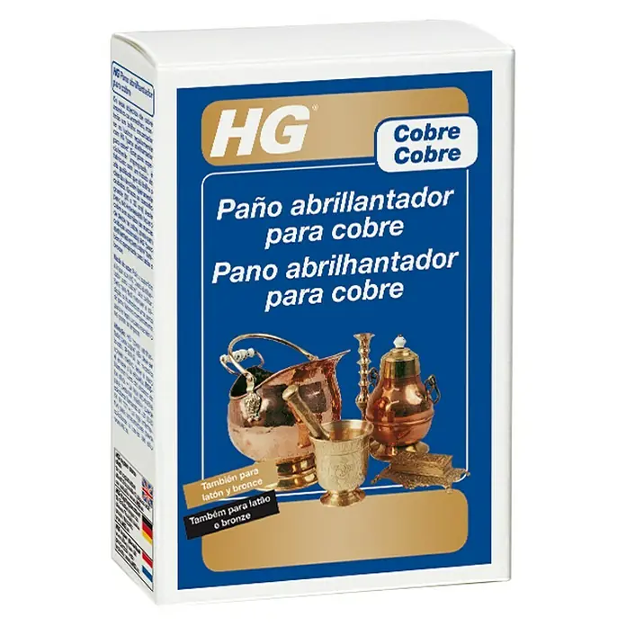 HG Paño para pulir abrillantador cobre - 30 x 30 cm