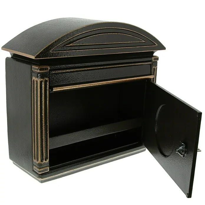 Burg-Wächter Briefkasten Venezia - L x B x H: 170 x 417 x 390 mm, Aluminium, Bronze