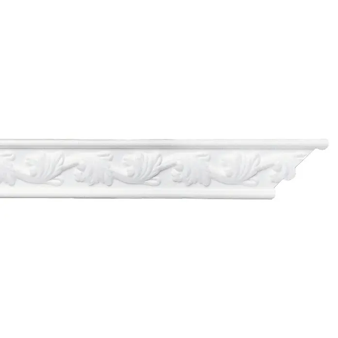 Zierprofil Prestige Cosa-F - 2 m x 3 cm x 3 cm, Expandiertes Polystyrol (EPS) - Vorderansicht